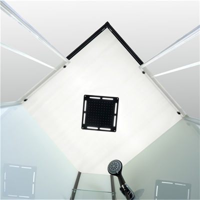 Свободные стоящие кабины ливня квадранта с прозрачной закаленной стеклянной фиксированной панелью
