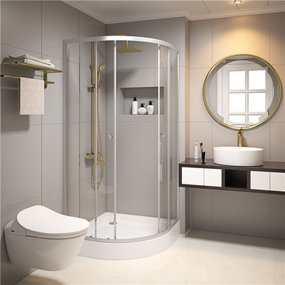 5mm закалили стеклянным приложение ливня 900x900x2000mm изогнутое Bathroom угловое, ливень и приложения ванны