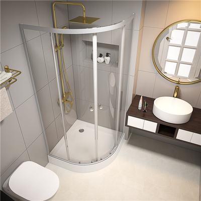 5mm закалили стеклянным приложение ливня 900x900x2000mm изогнутое Bathroom угловое, ливень и приложения ванны