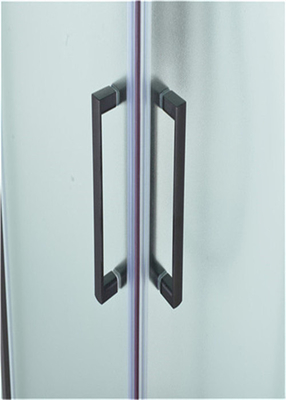 Свободные стоящие кабины ливня квадранта с прозрачным закаленным стеклом исправили алюминий панели черный