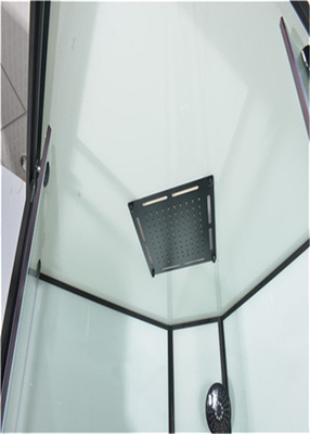 Свободные стоящие кабины ливня квадранта с прозрачным закаленным стеклом исправили алюминий панели черный