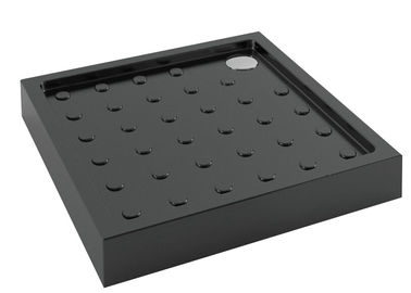 Черные ABS подносы ливня ванной комнаты пункта выскальзования Non, квадратное основание ливня