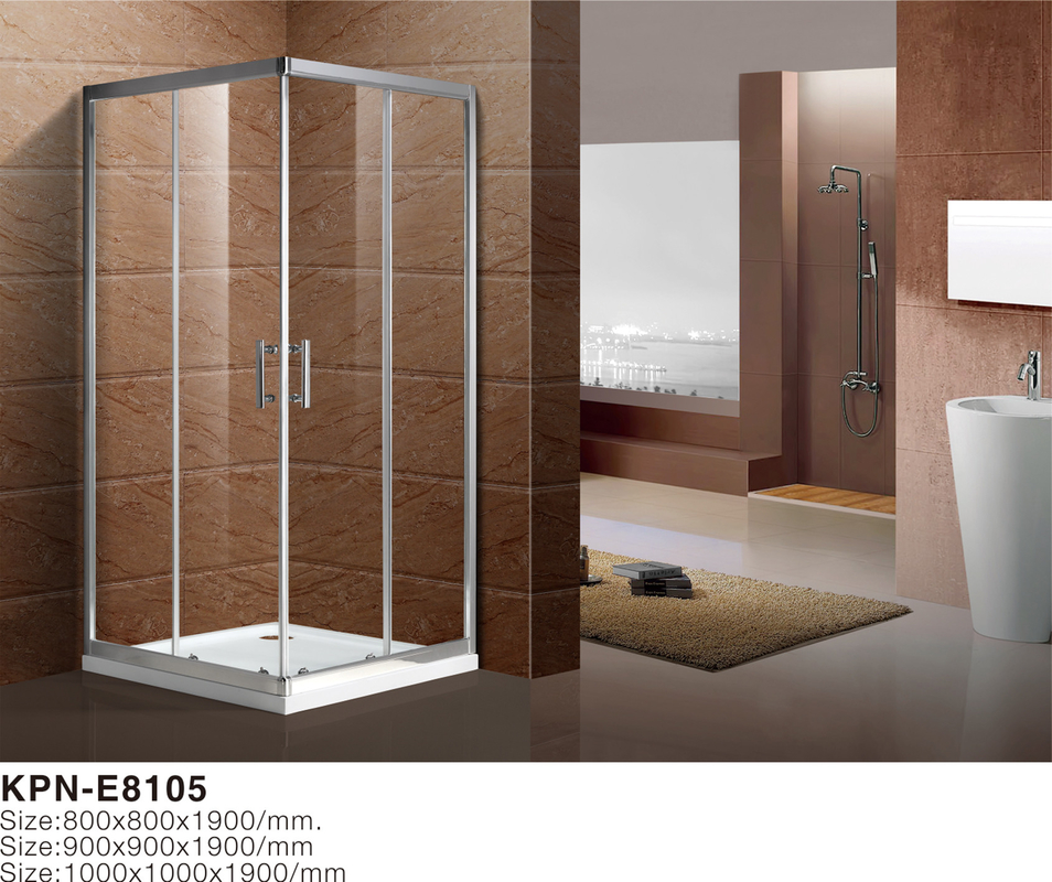 Квадрат 5mm закалил стеклянным приложение ливня 900x900x2000mm изогнутое Bathroom угловое, ливень и приложения ванны